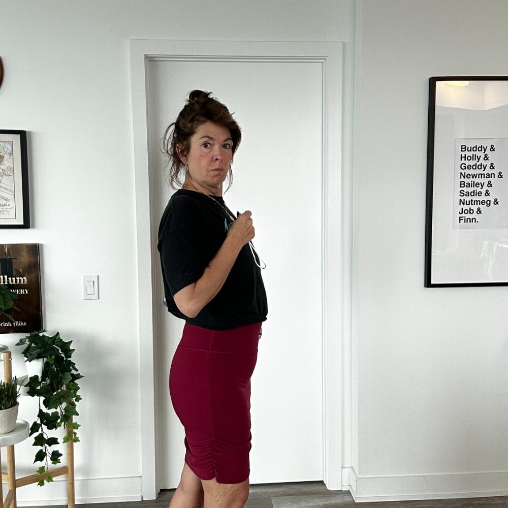 Athleta Rouched Skort, Burgundy, Small - 3/$15.00 5/$20.00